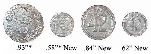 42th Regt Buttons "Royal Highland"